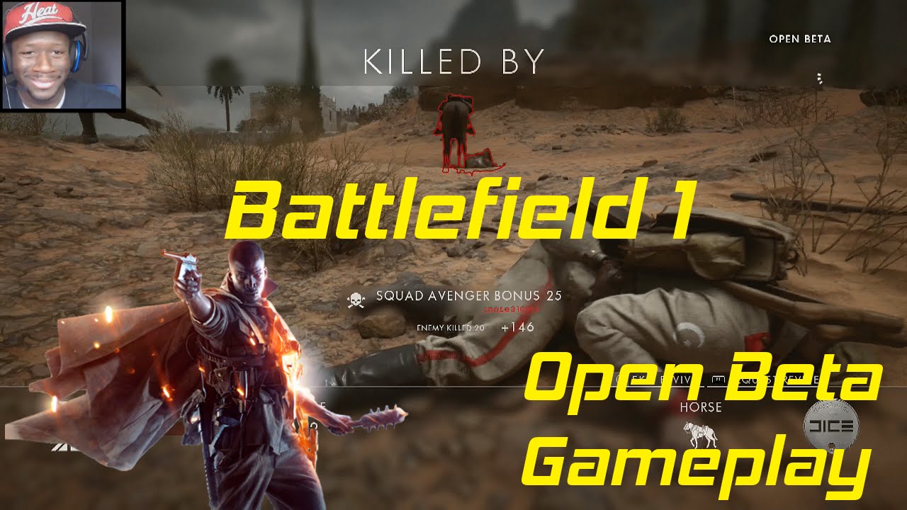 TanksAndHorsesField 1: Welcome To Battlefield 1! (Open Beta Gameplay)