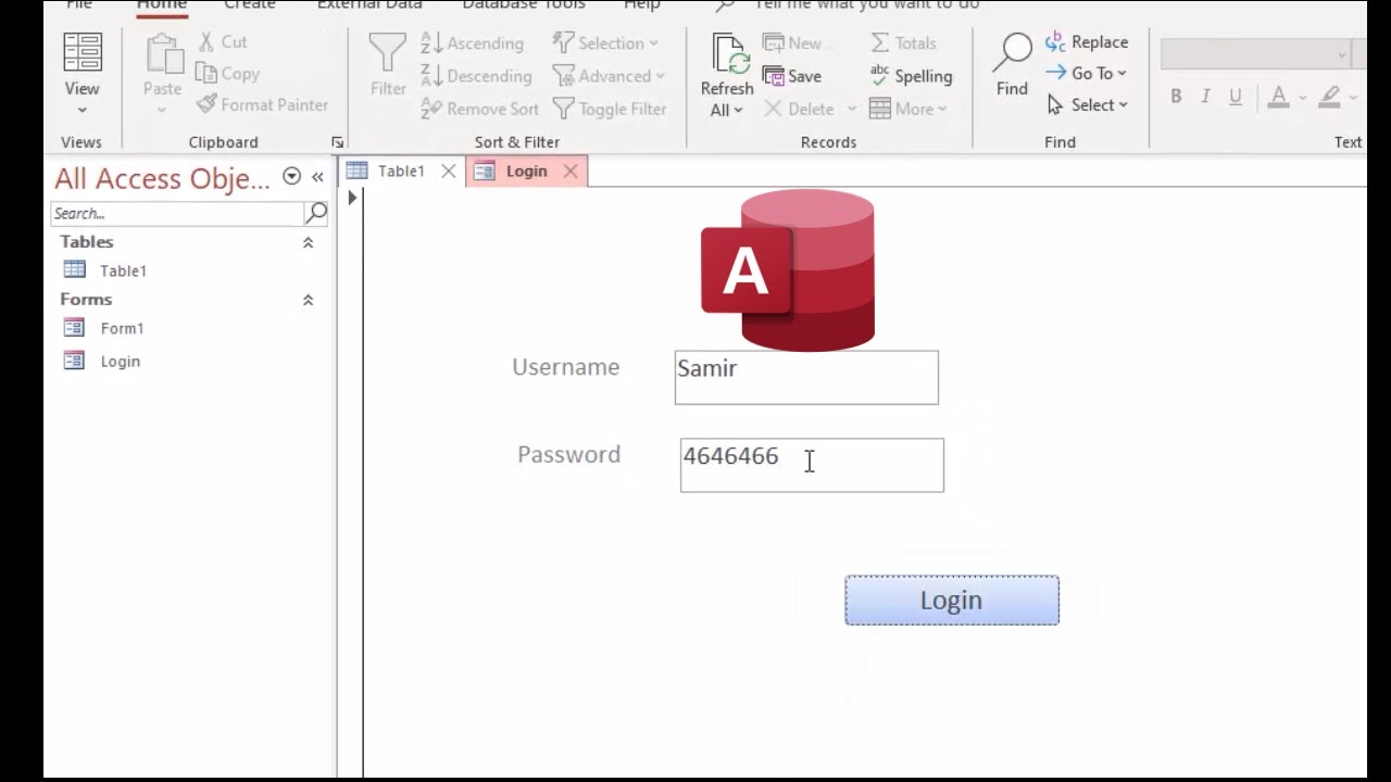 How to Create a Login Form in Access using VBA (Step by Step for Beginners)
