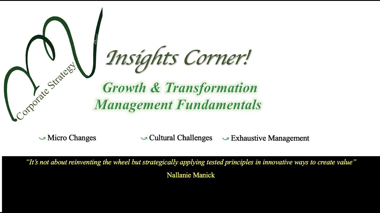 NMCS Insights Corner Management Fundamentals