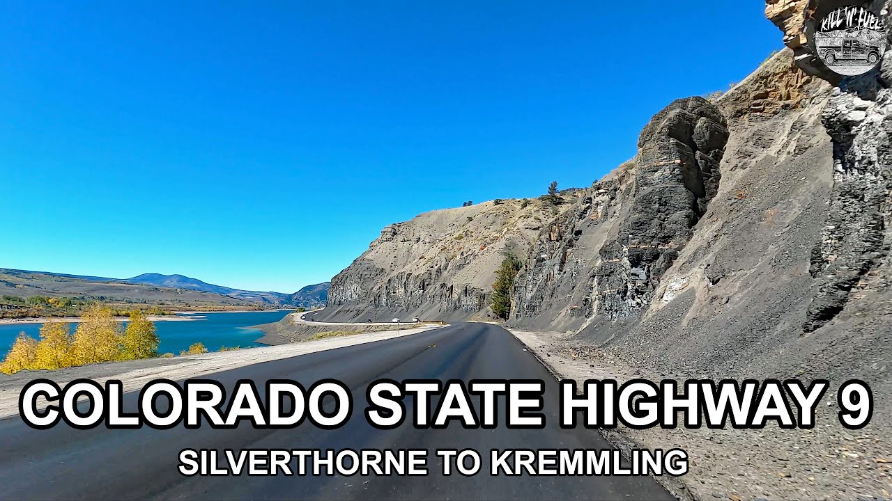 4K Colorado State Highway 9 ~ Silverthorne to Kremmling ~ Fall CO Drive ~ Kill'N'Fuel