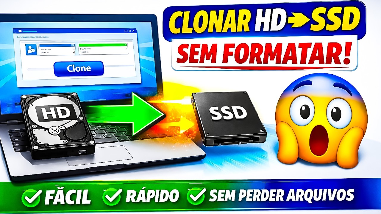 Como clonar facilmente um HDD para um SSD sem formatar seu PC ou notebook