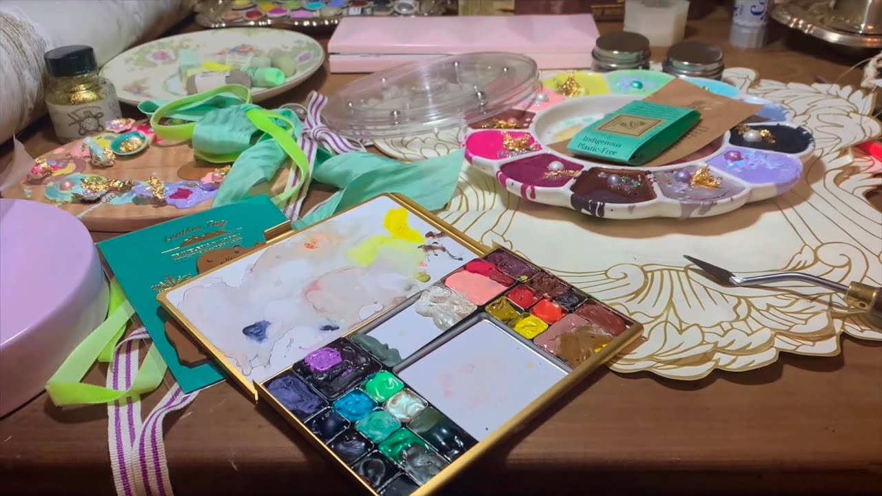 An Amazing Travel Palette! Art Toolkit X Travelers Company Folio Palette || Watercolor Tiny Palette✨