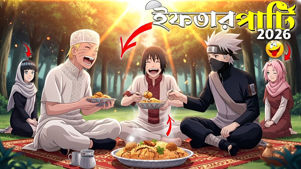 Naruto’s Epic Iftar Party in Ramadan 2026 😂 | Naruto Shippuden Bangla Funny Dubbing | Mr Next 