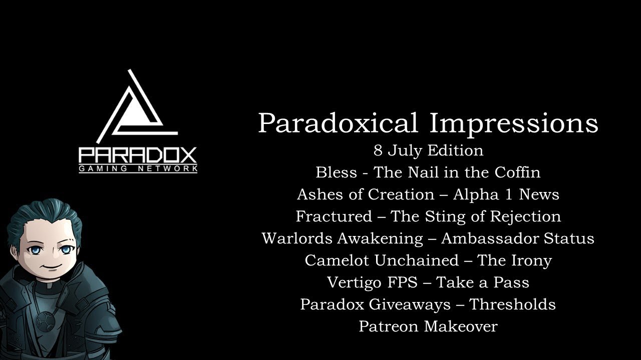 Paradox Gaming Network Week in Review - 8 July
