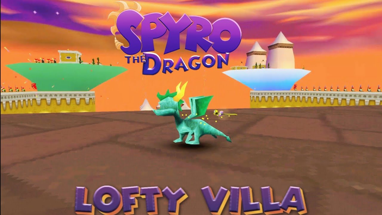 Spyro The Dragon: (Spaghetti) Custom Level: Lofty Villa By Spyrit95
