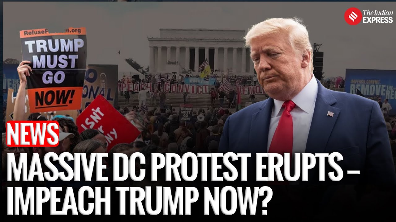 Protesters Rally in Washington Demanding Trump&rsquo;s Impeachment and Removal
