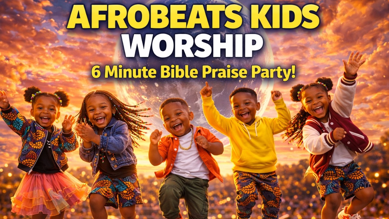 Kids Afrobeats Worship 🥁 High Praise Dance Songs for Children