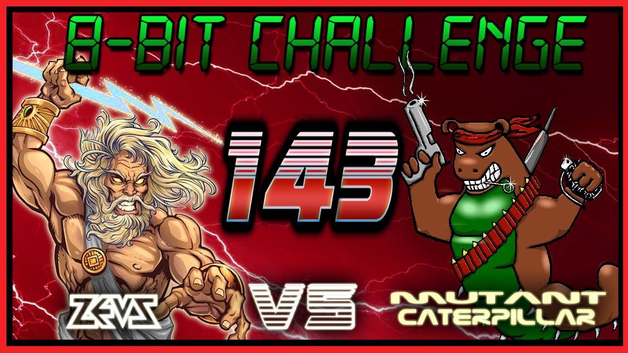 8-BIT CHALLENGE #143: Trashman (ZX) + ? (Zeusdaz vs Mutant Caterpillar)