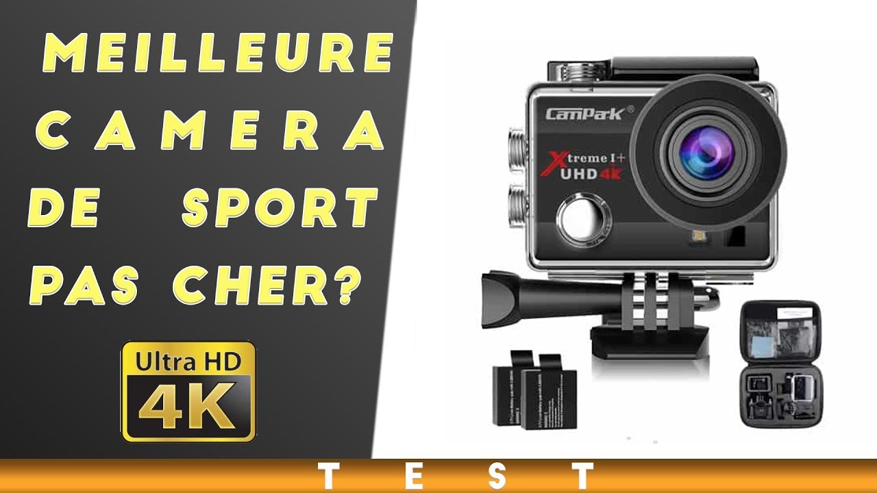 ▶️ CAMPARK ACT74 action camera | Caméra de sport 4K pas cher 2018