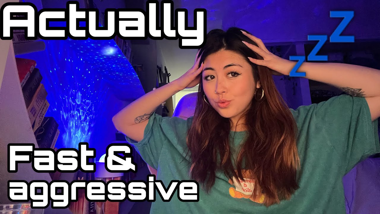 ACTUALLY fast & aggressive asmr (super tingly!!✨)