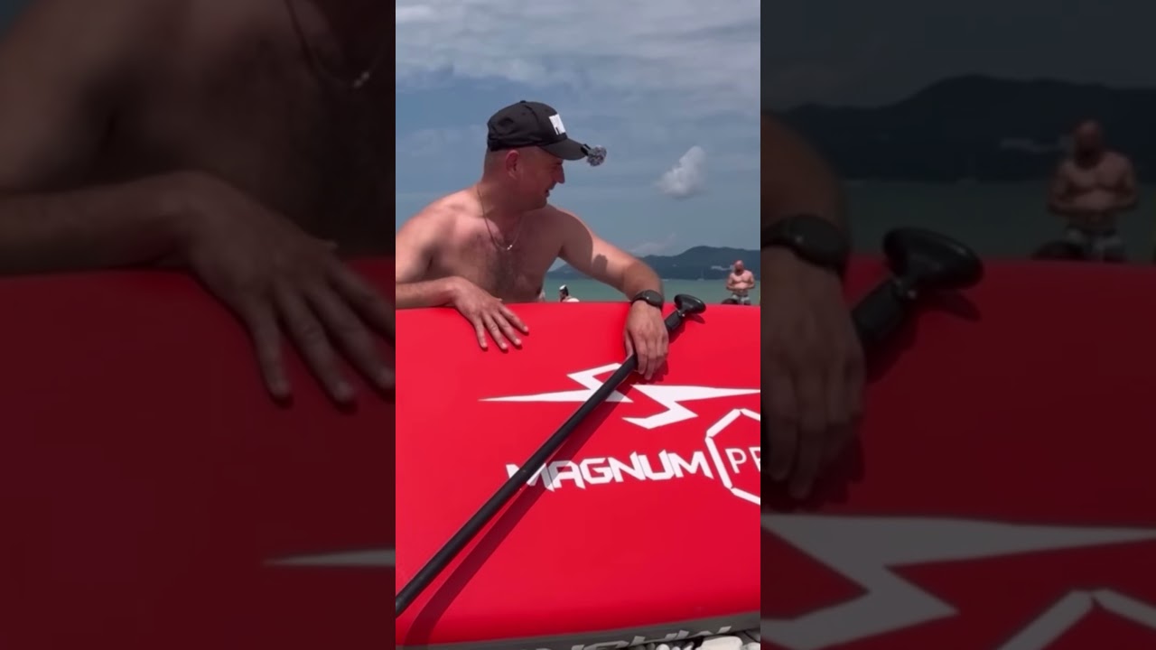 Э сапборд Magnum Pro Racy 12.6 🏄&zwj;♂️ Найти можно по артикулу озон: #1498552024 #сапборд #сапы #surf