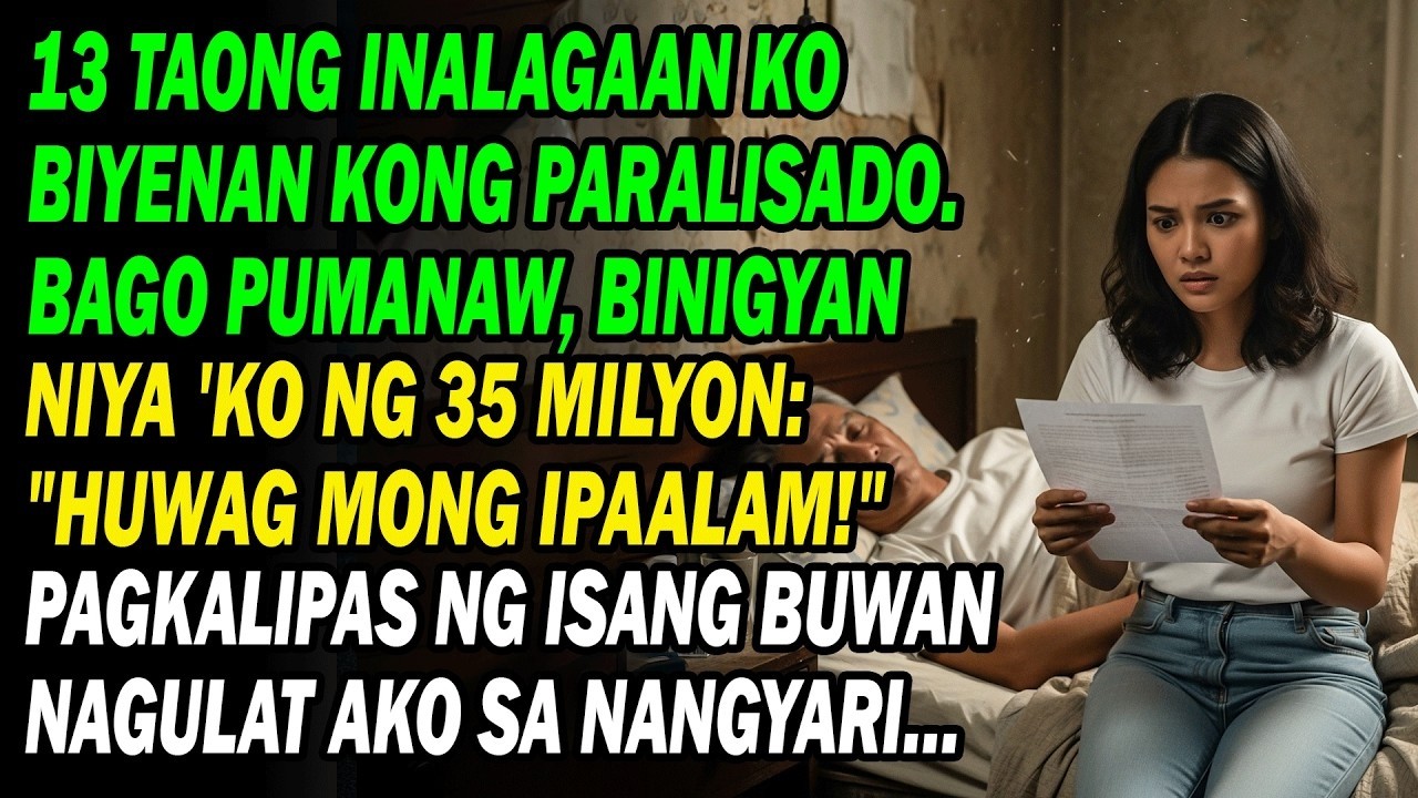 13 Taong Inalagaan Ko Biyenan Kong Paralisado. Bago Pumanaw, Binigyan Niya 'Ko Ng 35 Milyon👵💰...