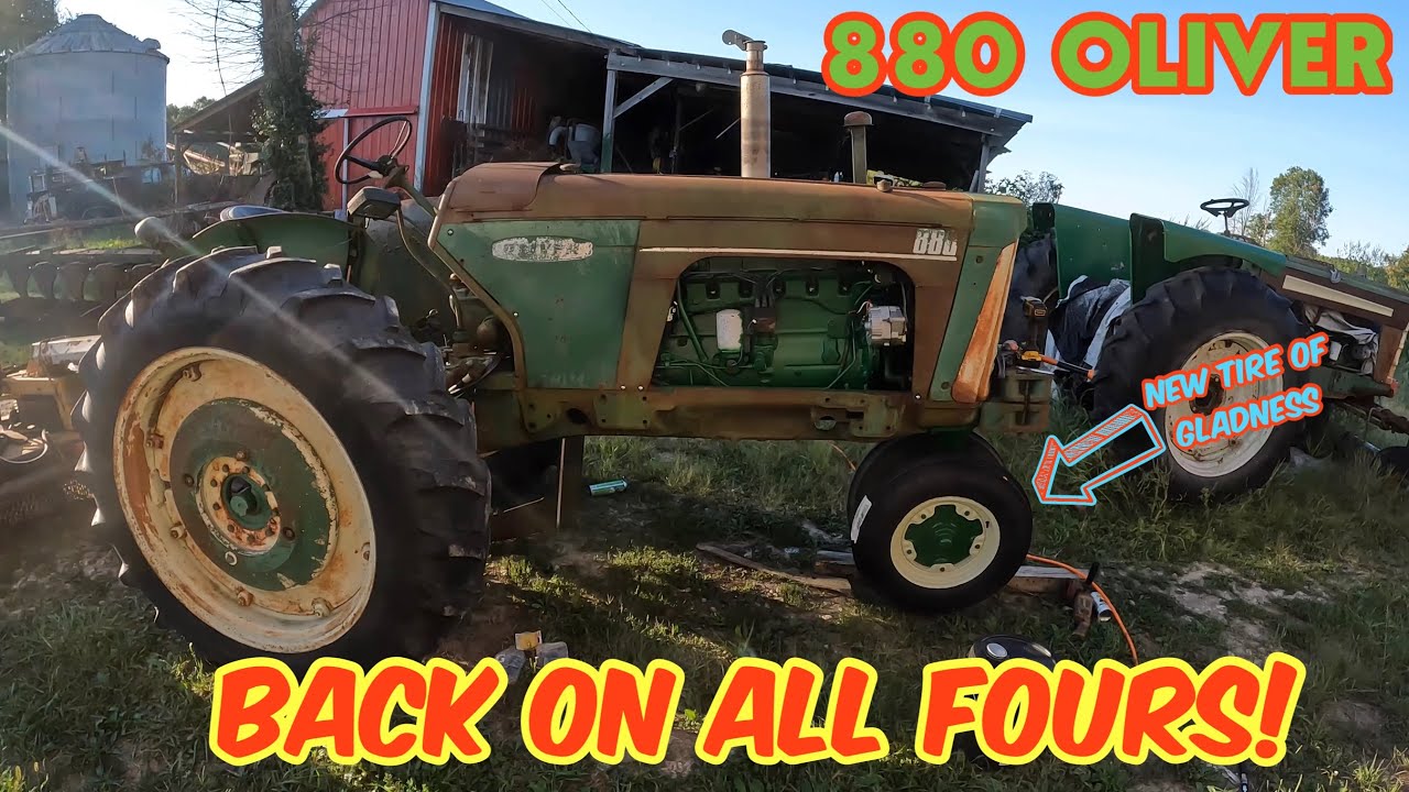 OLIVER 880 back on all fours!