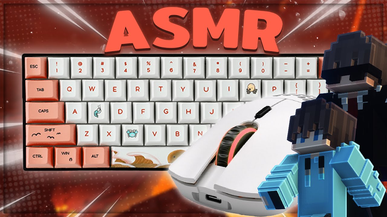 Keyboard + Mouse ASMR Sounds V.26 | The Hive Skywars