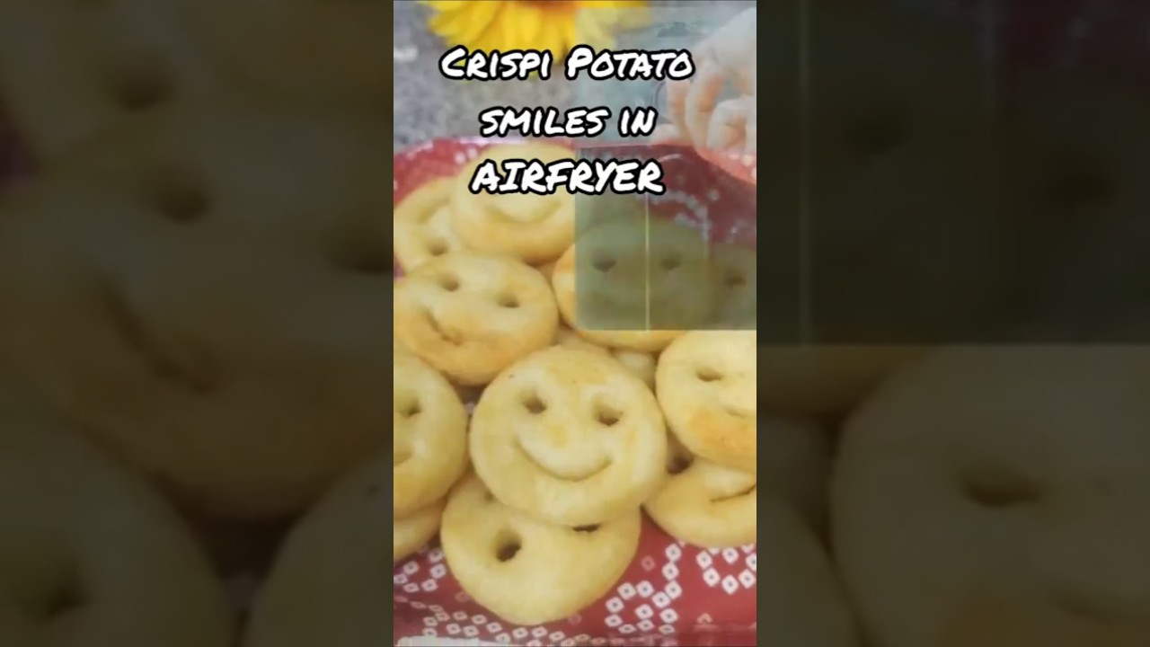 5-Minute Air Fryer Potato Smiles 😋 Airfryer  episode - 2 