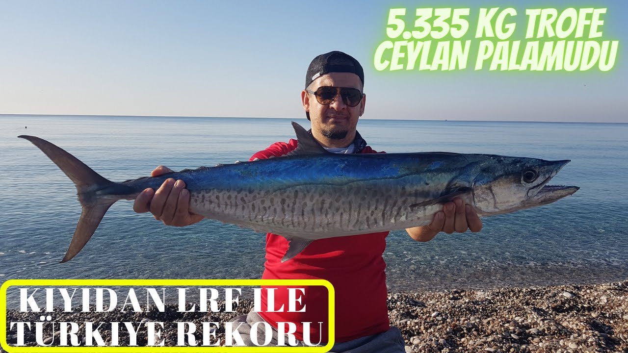 KIYIDAN LRF İLE TÜRKİYE REKORU / 5.335 Kilo CEYLAN PALAMUDU avı (WAHOO FİSH)