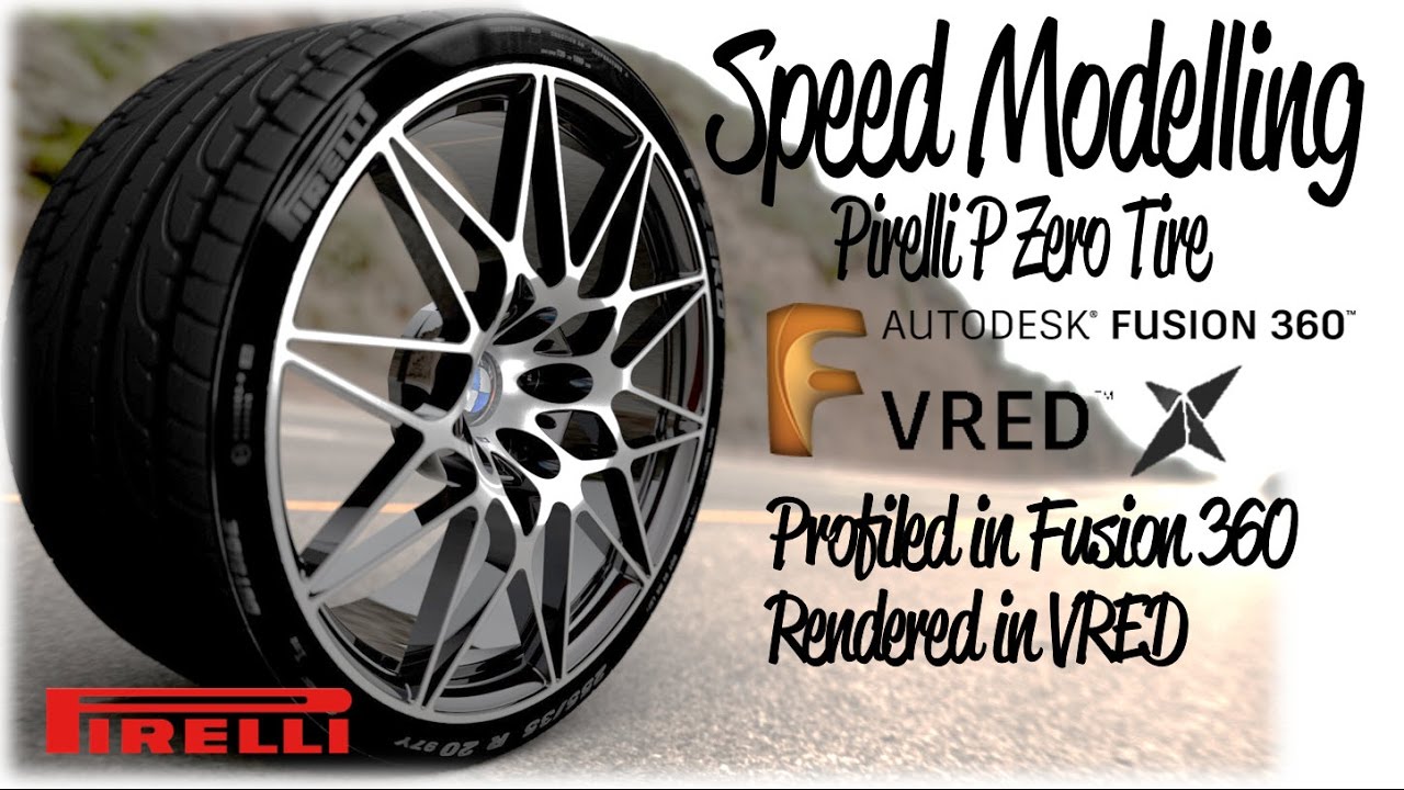 Fusion 360 - Pirelli Tire Modeling Tutorial
