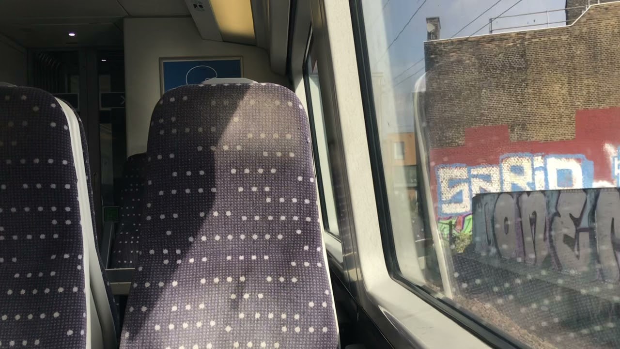 Greater Anglia class 379 from London Liverpool Street to Tottenham Hale