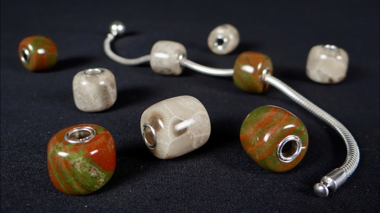 Stone Beads for My Wife's Pandora Bracelet—Maker's Challenge 2021