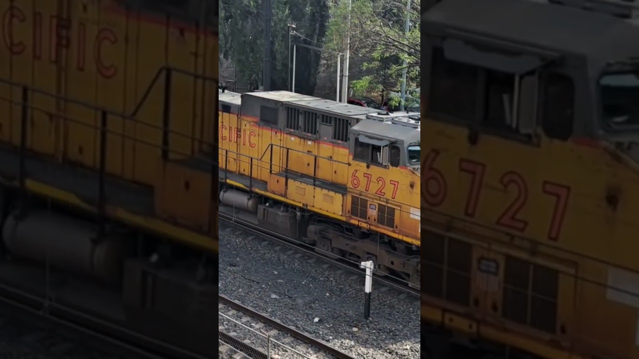 mancuerna De C44AC de Uni&oacute;n Pacific #UP #GE #C44AC #EUA #ferrocarril