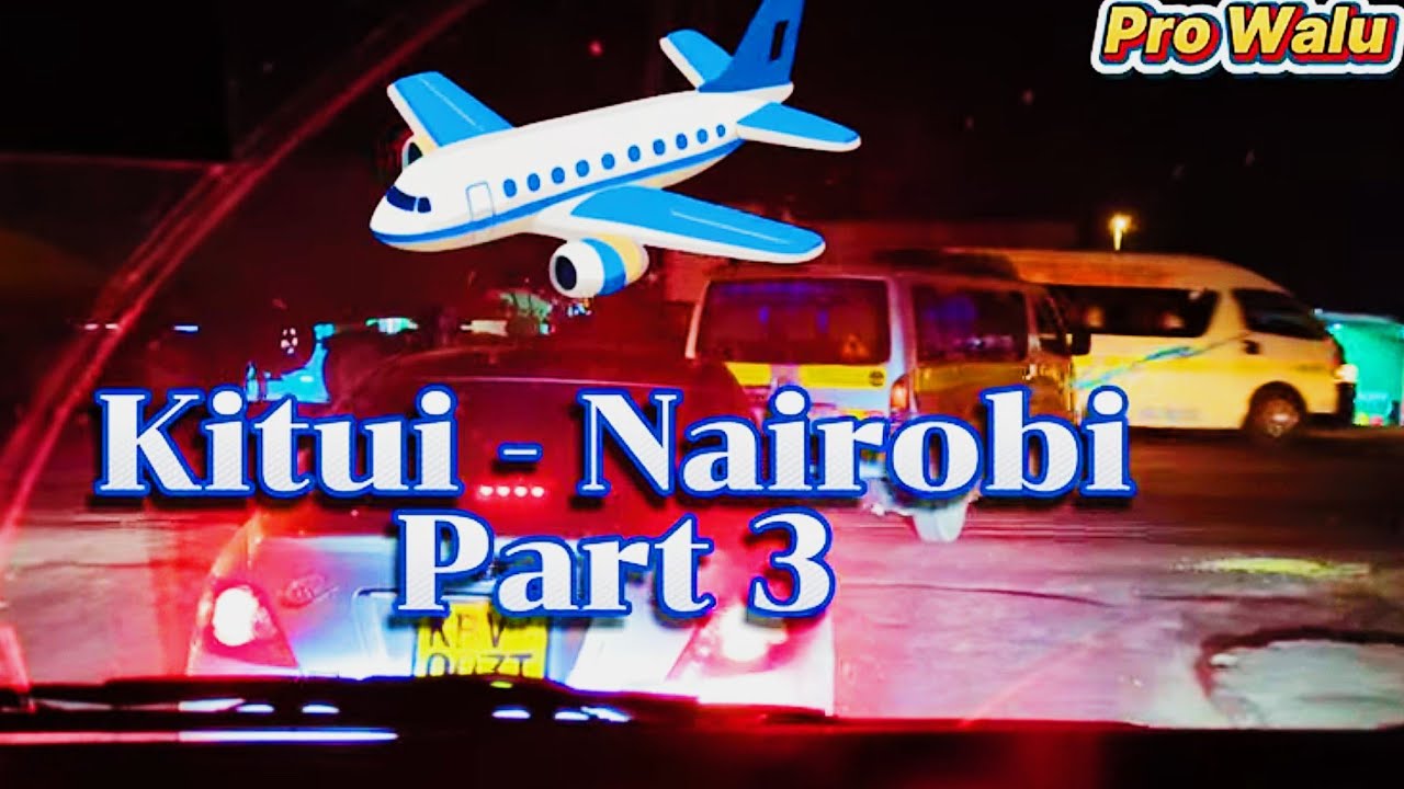 Kenya Road Trip at Night 🌙 (Machakos to Nairobi)