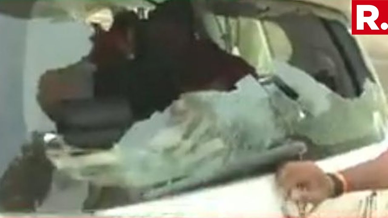 Babul Supriyo's Car Attacked At Asansol Amid Ruckus At Polling Booth | #May23WithArnab
