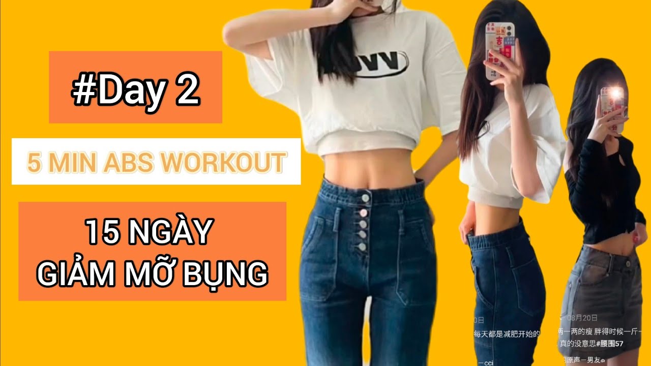 #2 Bài Tập 5 Phút Giảm Mỡ Bụng