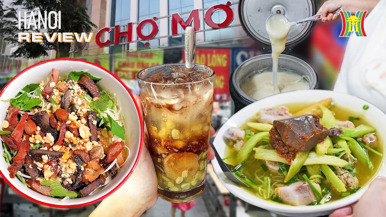 Cầm 100K ăn 'sập' khu ẩm thực dưới lòng đất tại chợ Mơ | Hanoi Review