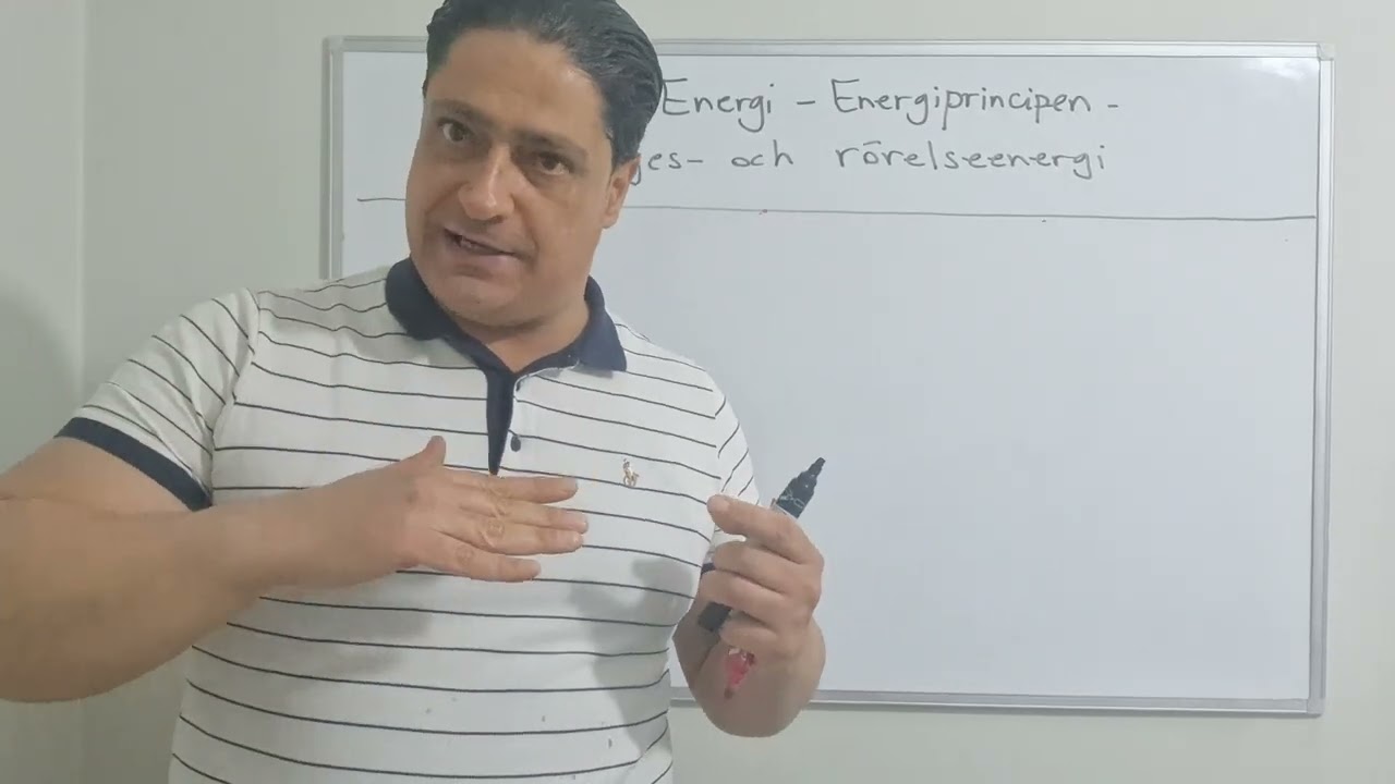 Fysik - Energi och energiformer - Energiproncipen - L&auml;ges- och R&ouml;relseenergi