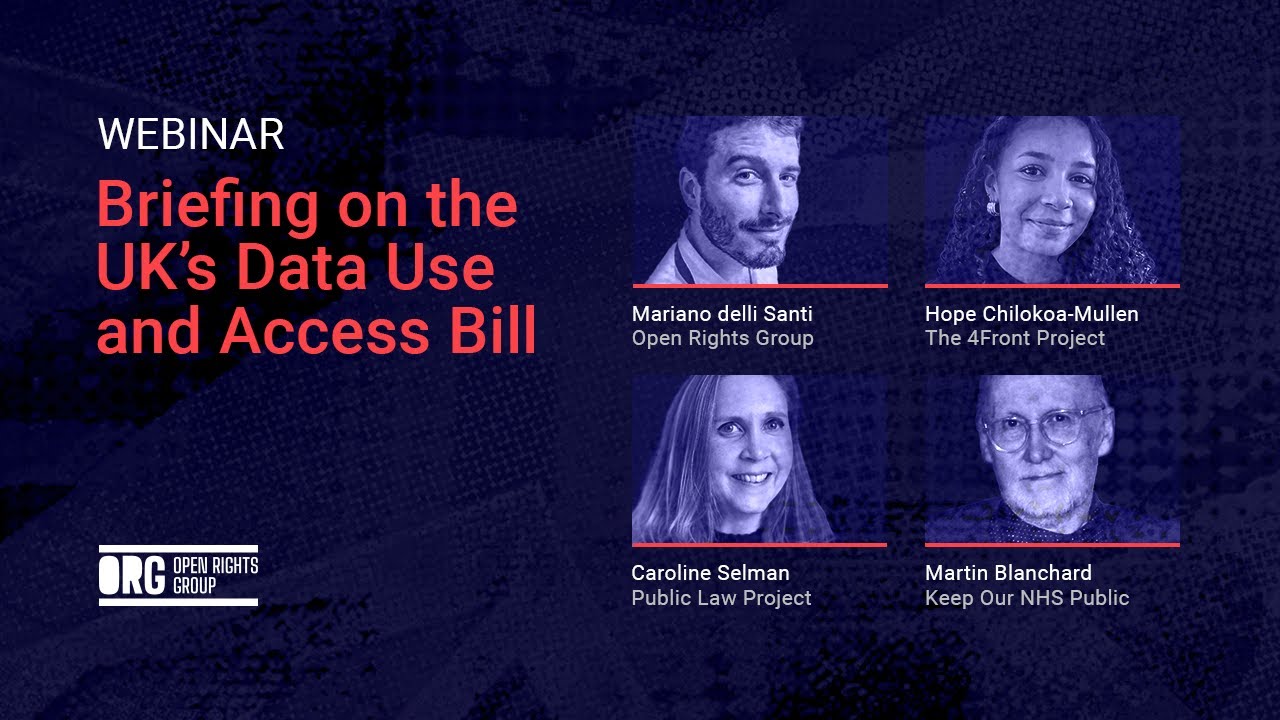 Briefing on Data Use and Access Bill