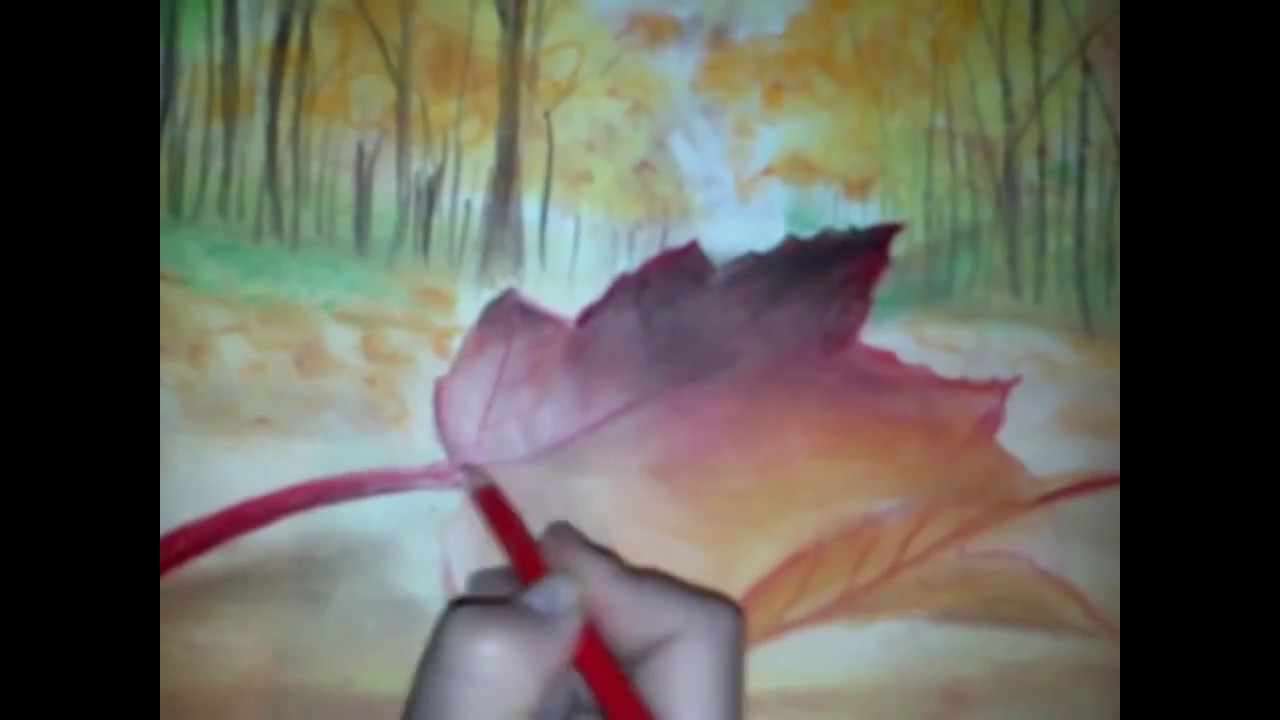 Como dibujar un paisaje de OTO&Ntilde;O