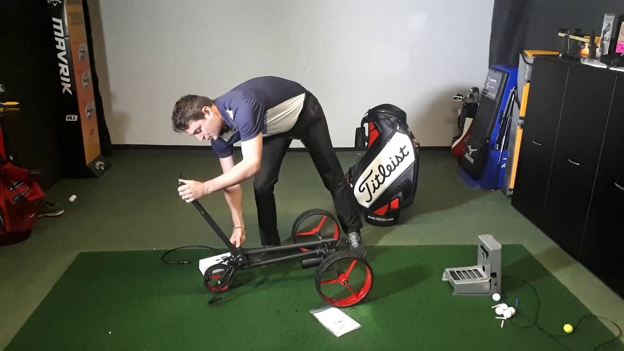Davies caddy Smart - elektrický golfový vozík, vybalení u www.golfprovsechny.cz
