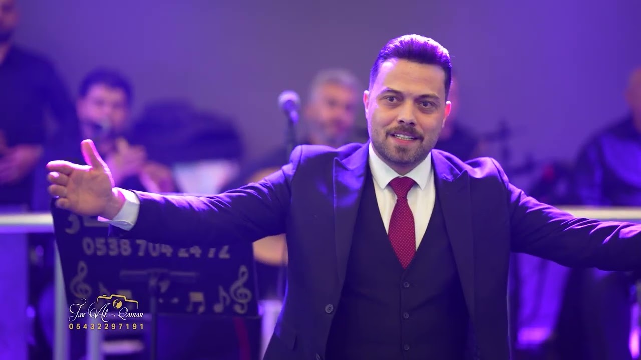 أفراح آل عجاج حفل زفاف العريس محمد عجاج أبو فياض أحيا الحفل الفنان محمد لبابيدي ج1