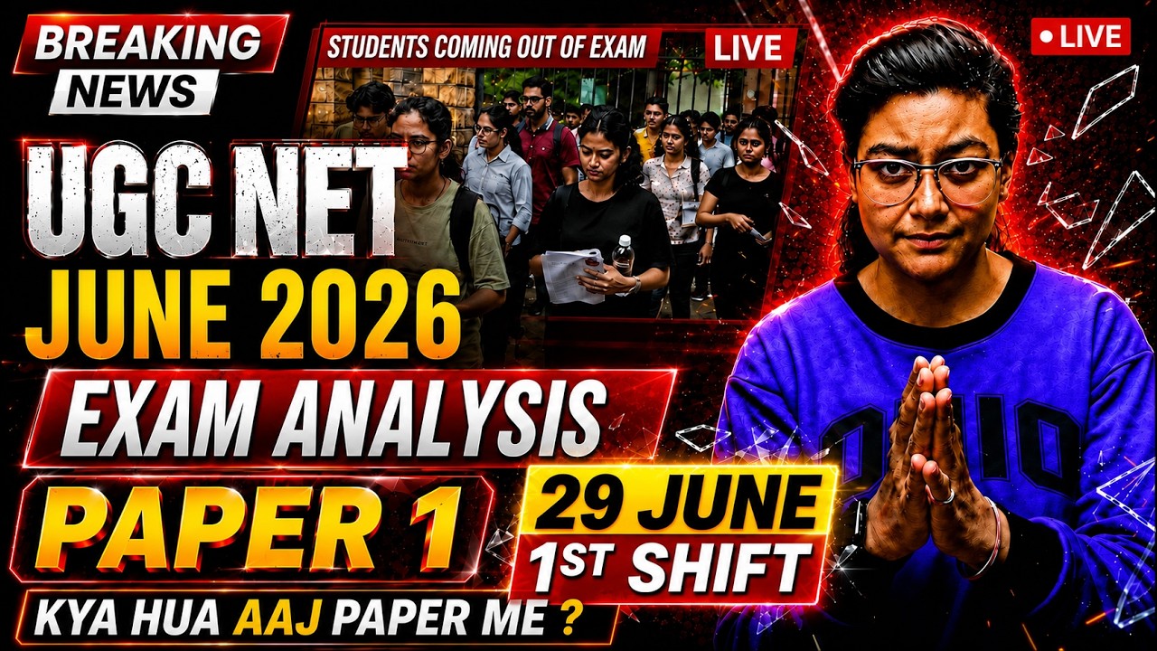 UGC NET Paper 1 Analysis Today | UGC NET June 2026 Exam Analysis | 29 June 1st Shift Paper Review