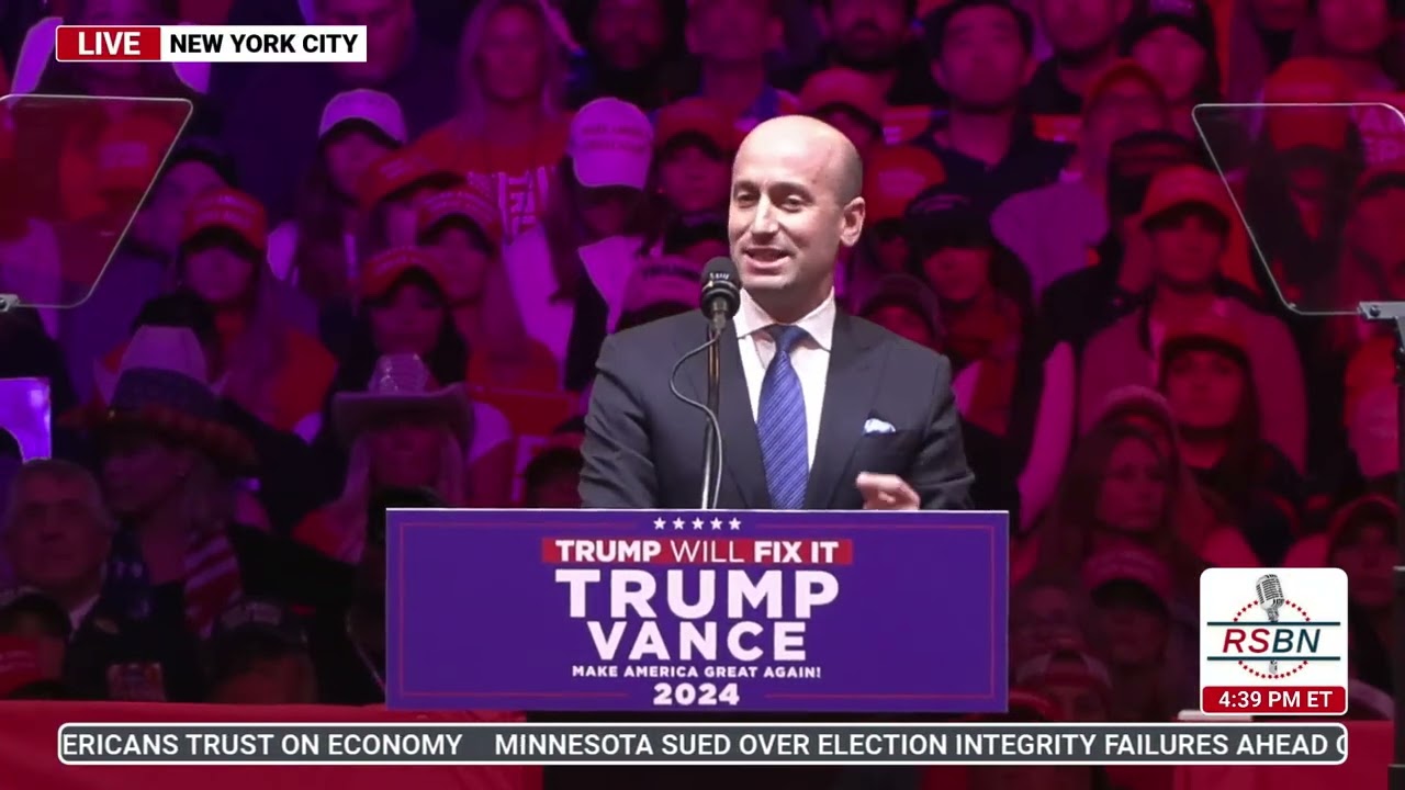 FULL SPEECH: Stephen Miller Delivers Remarks at Madison Square Garden