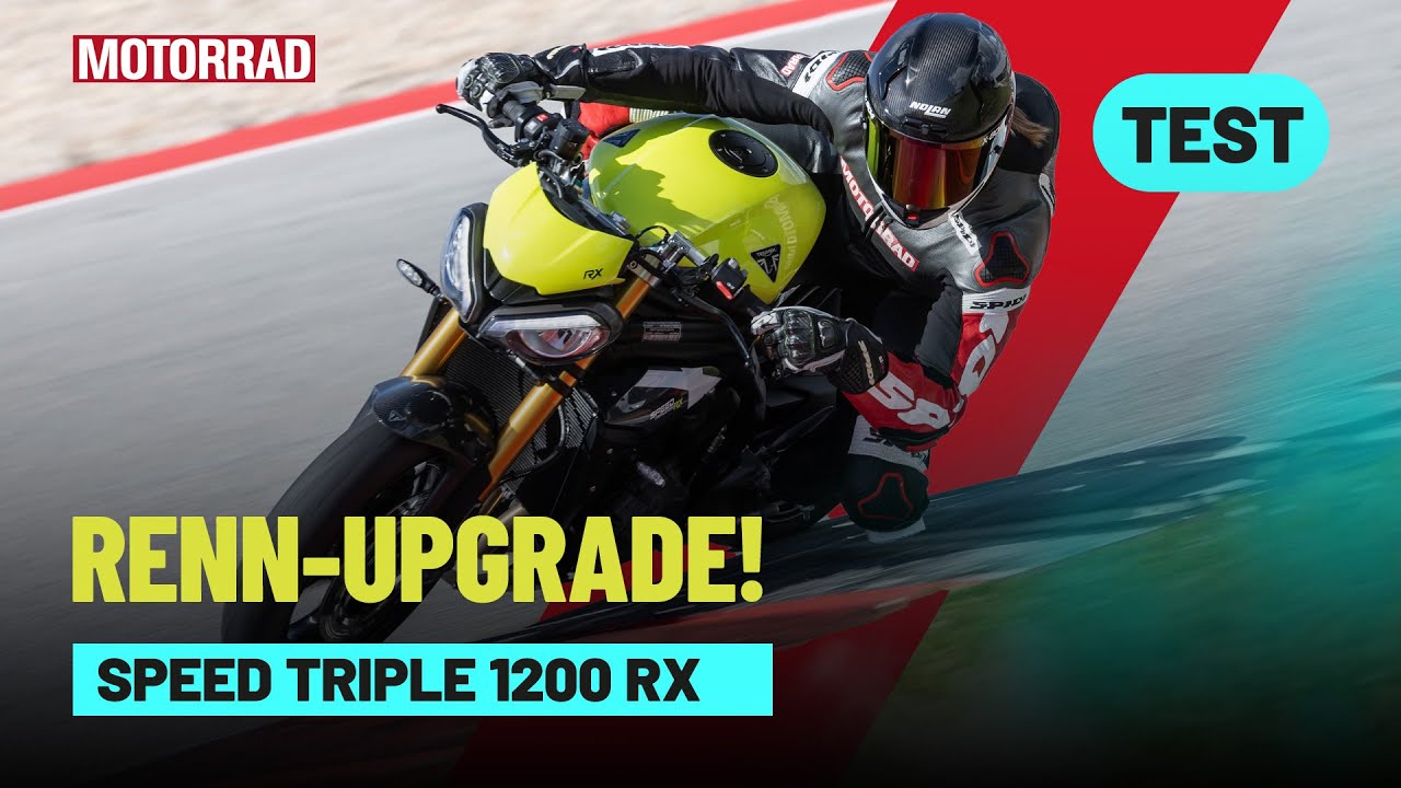 Triumph Speed Triple 1200 RX: Lohnt sich das Rennstrecken-Sondermodell? | Unterschiede zur RS