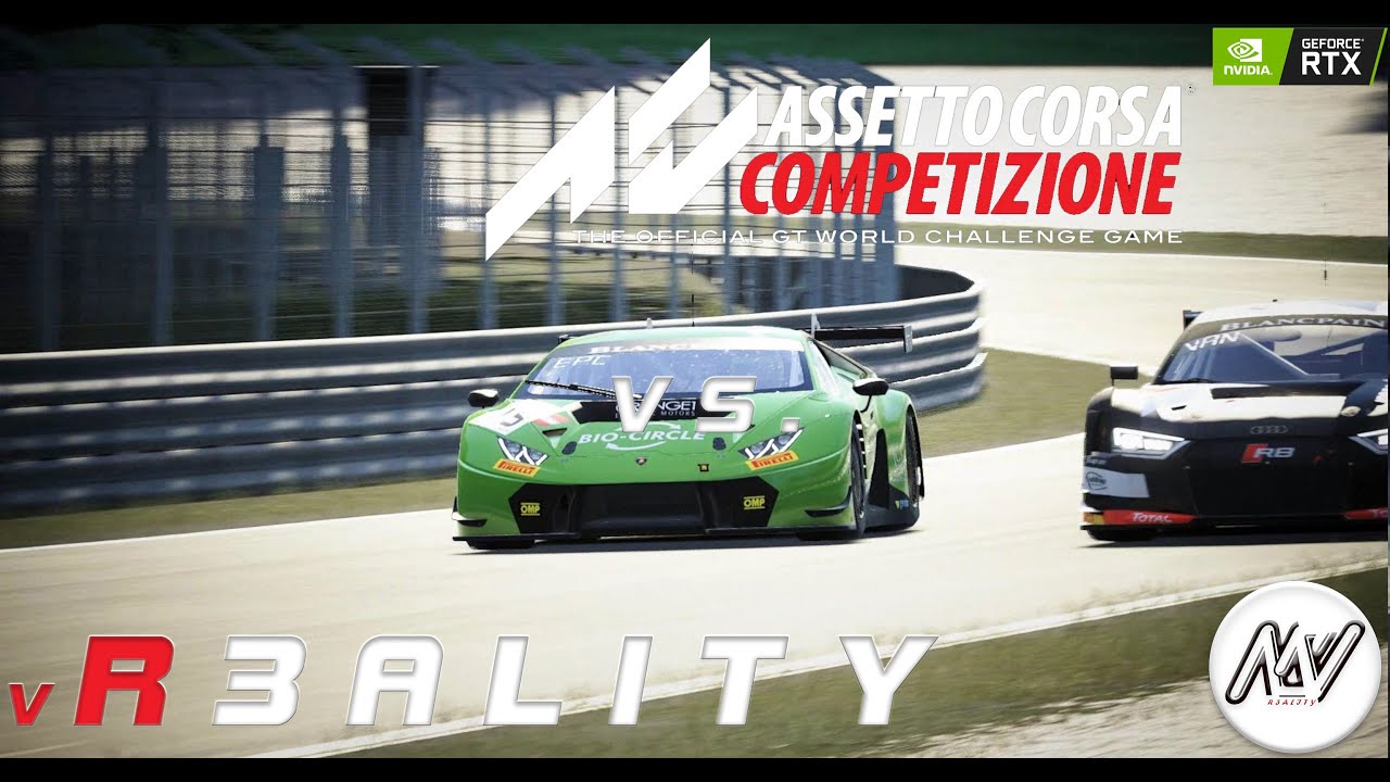 Assetto Corsa Competizione vs Real Life | Lamborghini EVO II GT3 | BigScreen Beyond | 4K