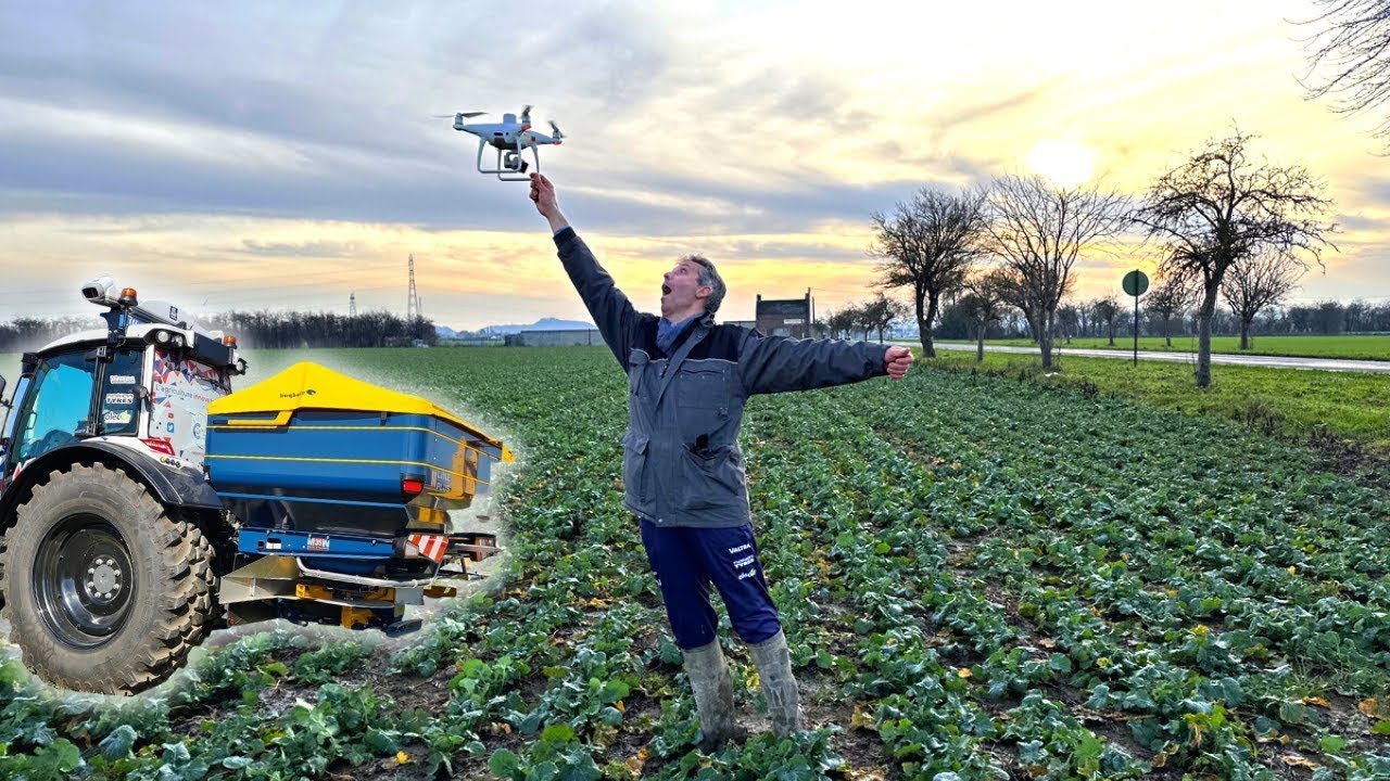 J'utilise un Drone pour mettre moins d'engrais !