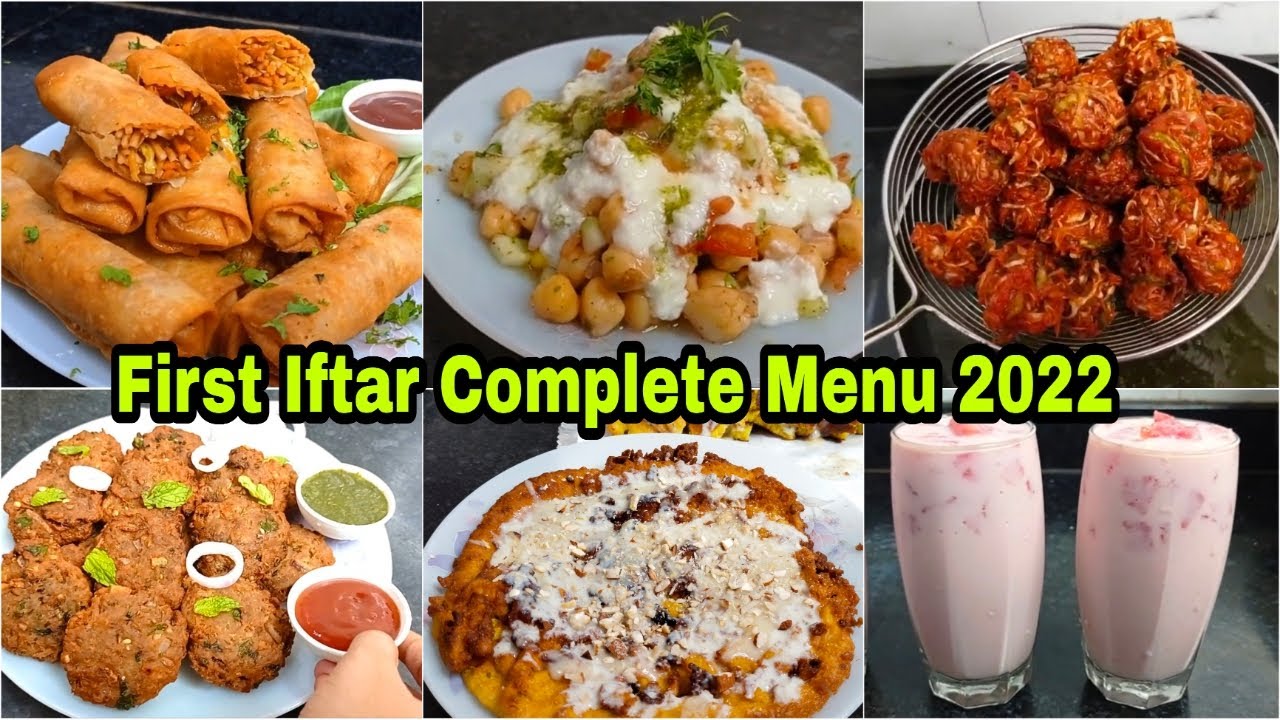 First Iftar Complete Menu 2022 | Iftar Recipes | Ramadan 2022