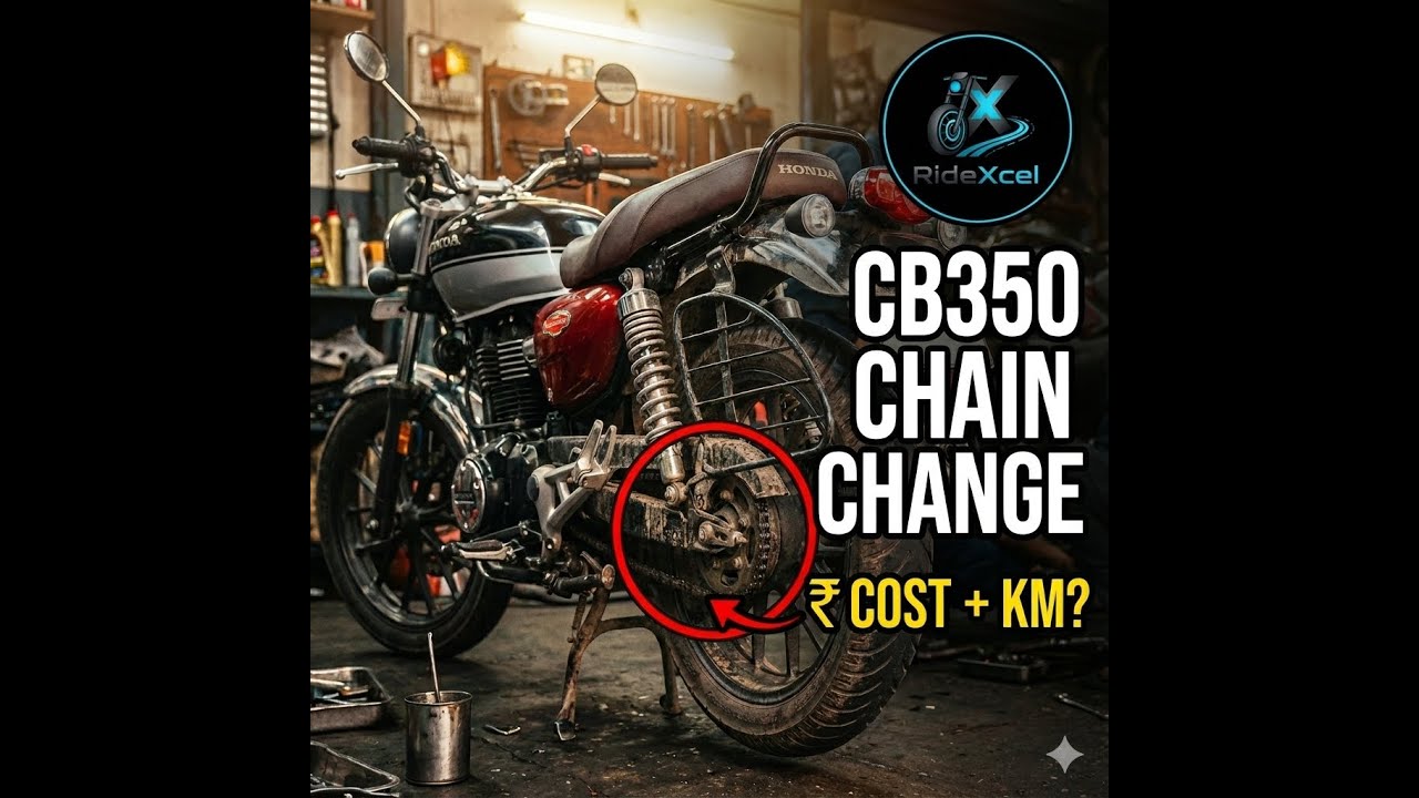 CB350 Chain & Sprocket Change | Real Cost + How Many Km My Bike Lasted | Malayalam