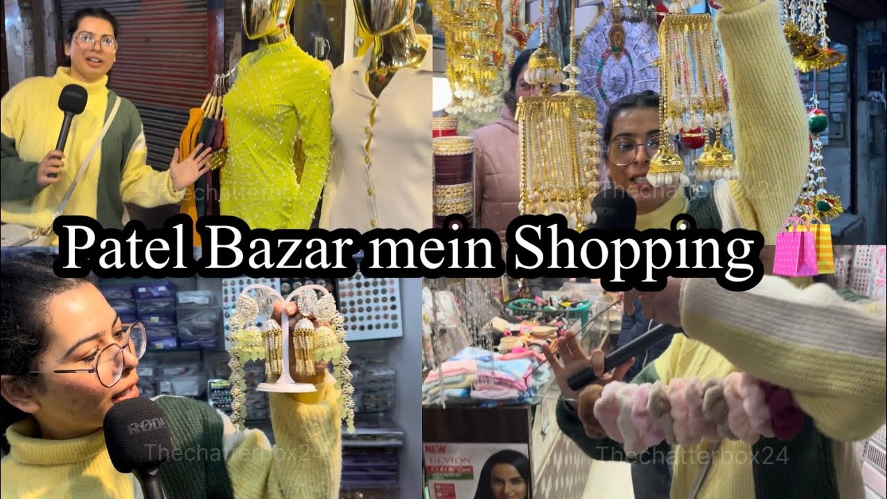 PATEL BAZAR MEIN SHOPPING 🛍️  ||JAMMU  ka Bazar // THECHATTERBOX