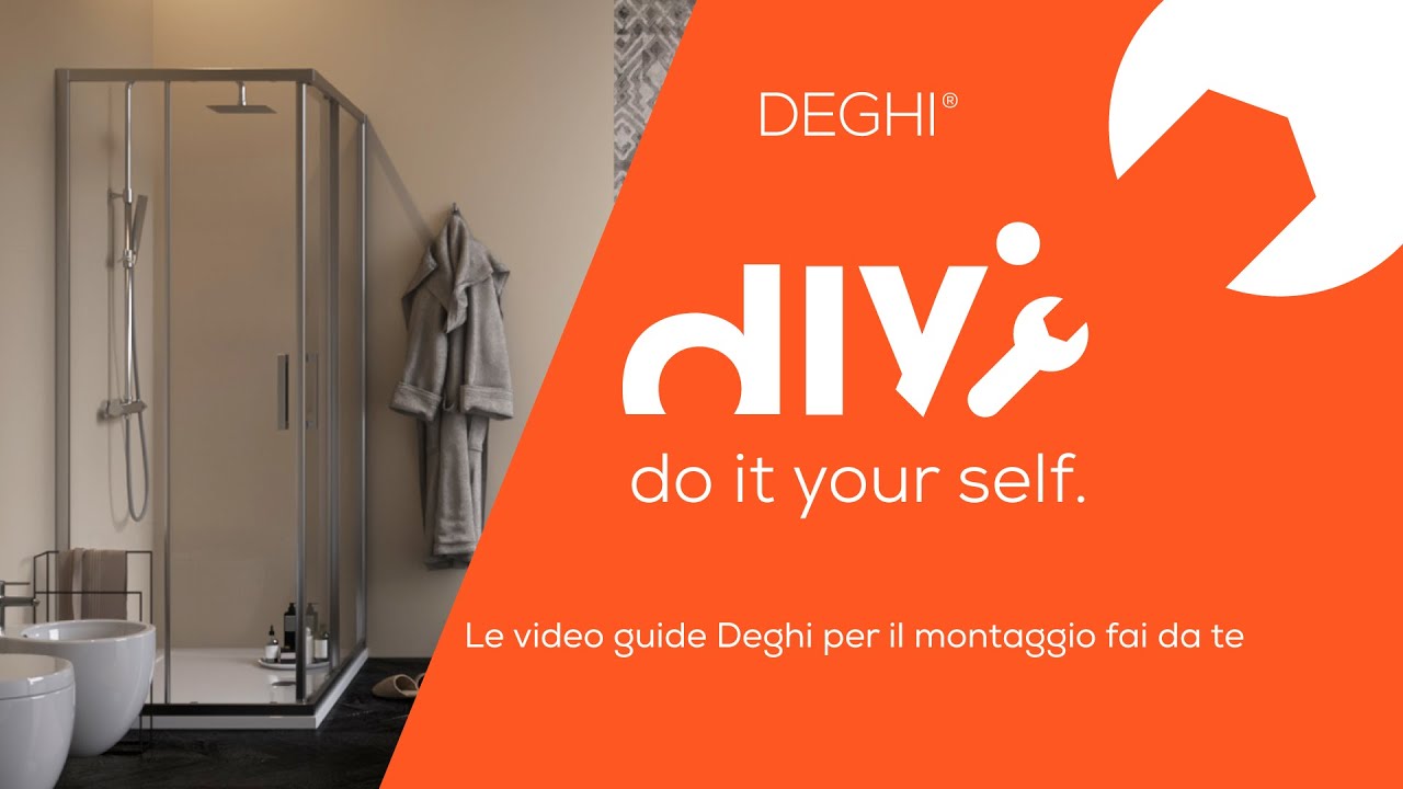 Come montare un box doccia rettangolare/quadrato Moritz - TUTORIAL Deghi