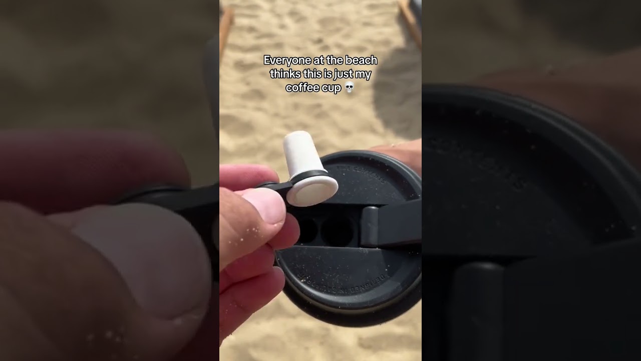 How To Smoke Weed At The Beach! #shorts