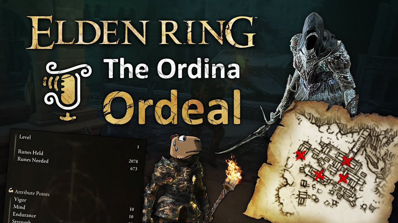 The Ordina Ordeal - RL1/WL0 Without a Plan and Hoping to Reach the Haligtree (Elden Ring)