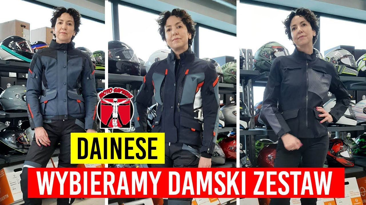 Buszujemy w WSM w Krakowie i wybieramy damski zestaw Dainese do testów-zobaczcie co wybrała Żyrafka!