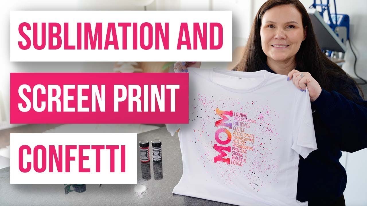 🎉 Sublimation and Screen Print Confetti