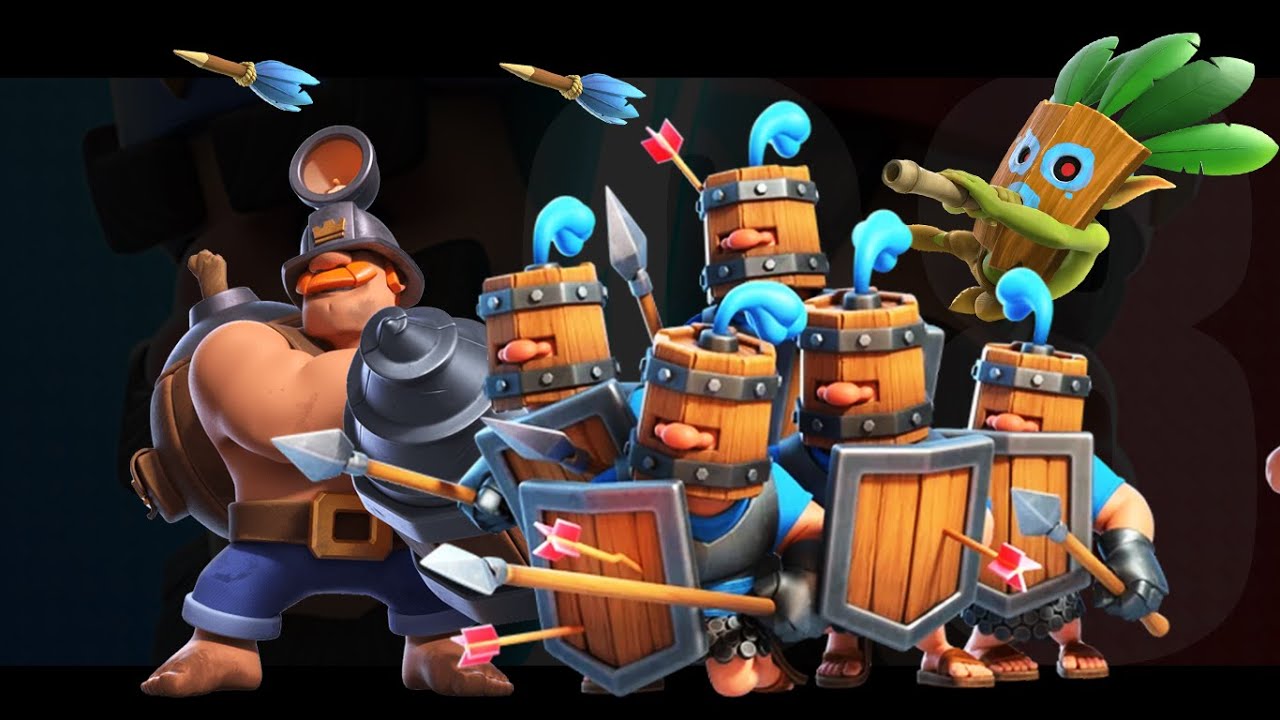 Mighty Miner, Royal Recruits, Dart Goblin - A Split Control deck | Gaming - Clash Royale