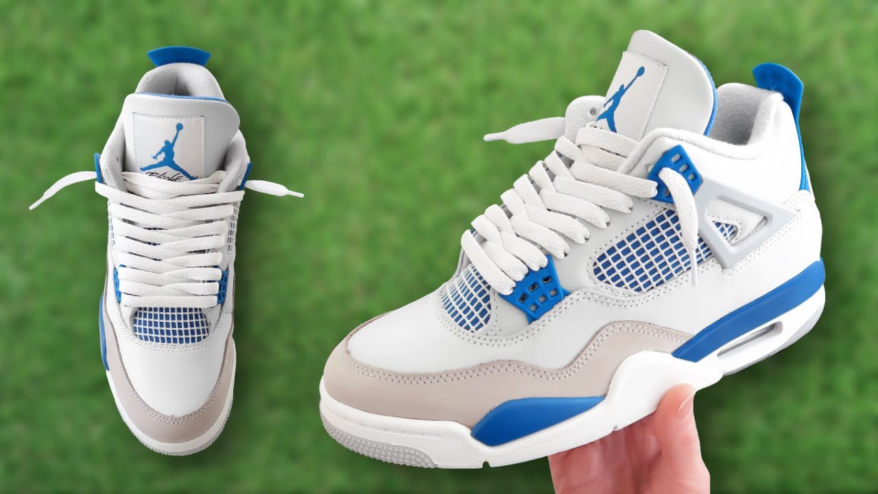 How To Lace Jordan 4's - The BEST Way to Loose Lace