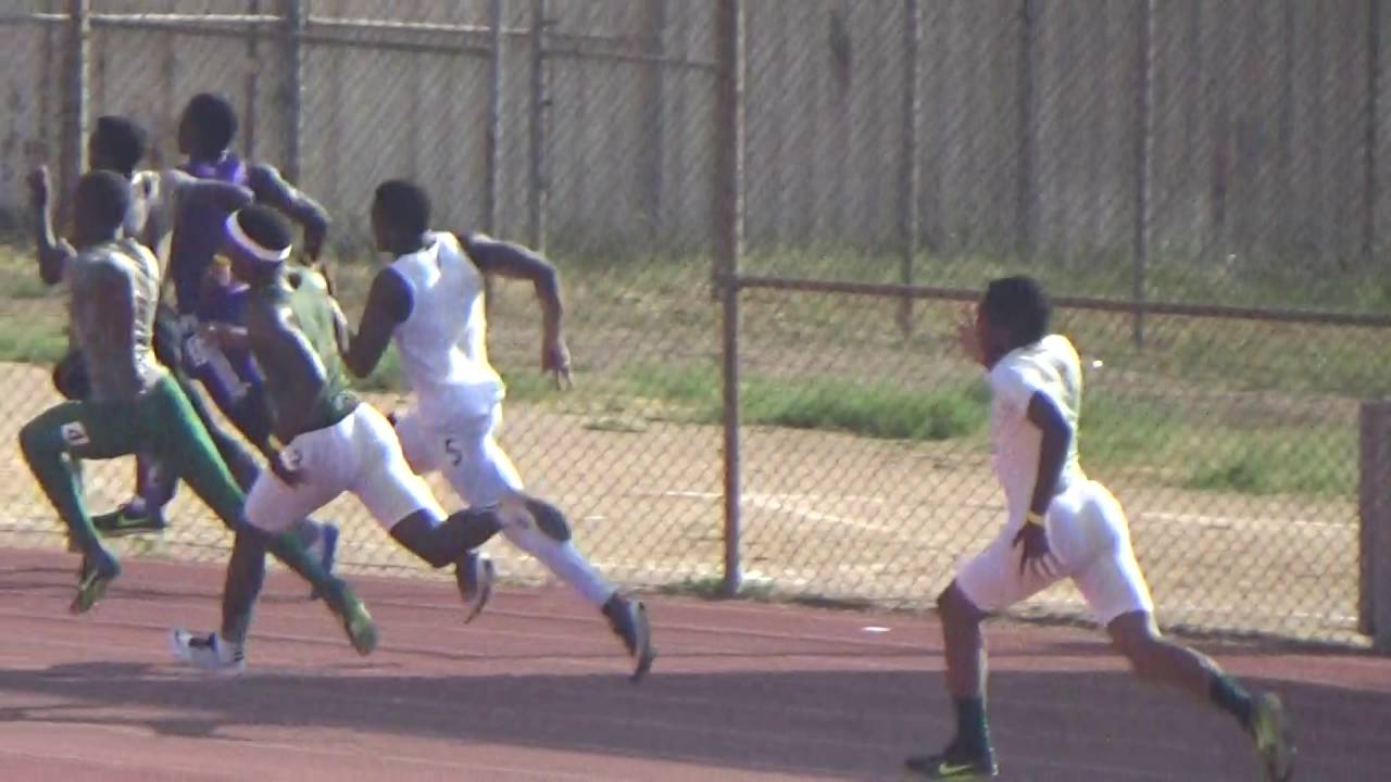 Dorsey Track 2016-Mark Nunez wins 200m in city prelims 21.9