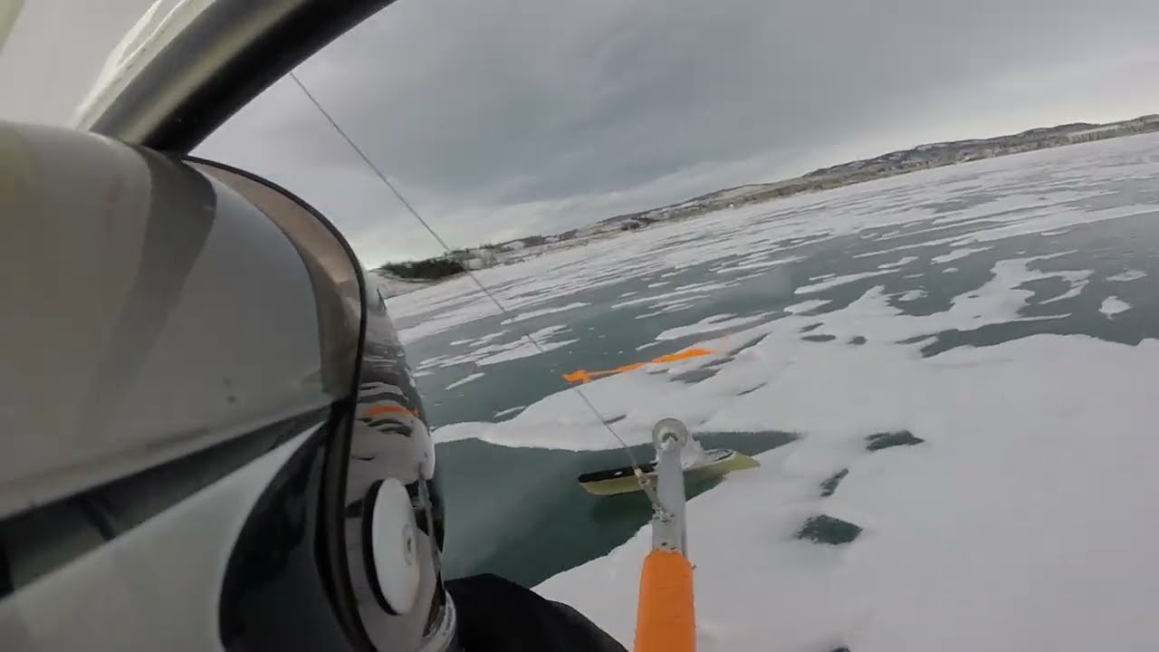 Iceboat #ghostlake #bluebarneyiceboat
